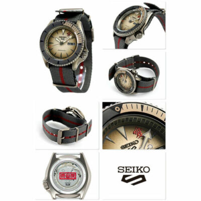 Pre-owned Seiko Limited Watch Sbsa093 Naruto Collaboration Gaara One Year Warranty