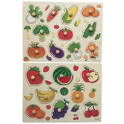Home Learning Preschool Early Educational Develoment Colorful Fruit And Wooden 2