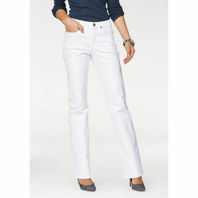 O3°4055 BOOTCUT JEANS VON ARIZONA IN WEIß GR. 22/44 NEU