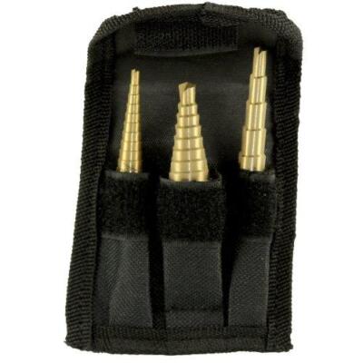 WILMAR WLMW9003 Performance Tool W9003 3-Piece Step Drill Set
