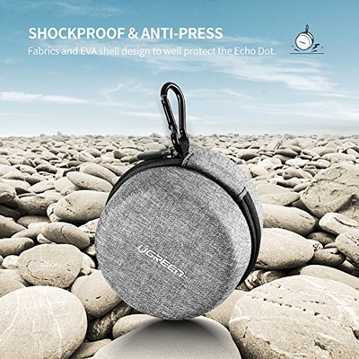 UGREEN Carrying Case Compatible for Echo Dot 2 Speaker Travel Protective Hard
