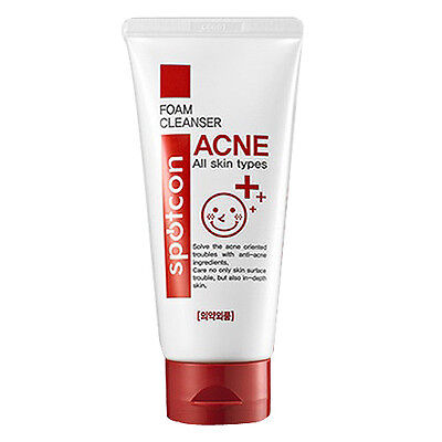 Spot Con Acne Foam Cleanser 120ml (+Tracking) Sebum Skin Trouble Pore Herb Scent