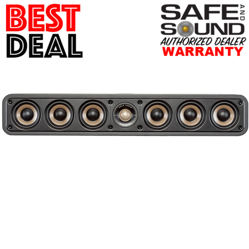 POLK AUDIO SIGNATURE ELITE ES35 CENTER SPEAKER EACH - BLACK