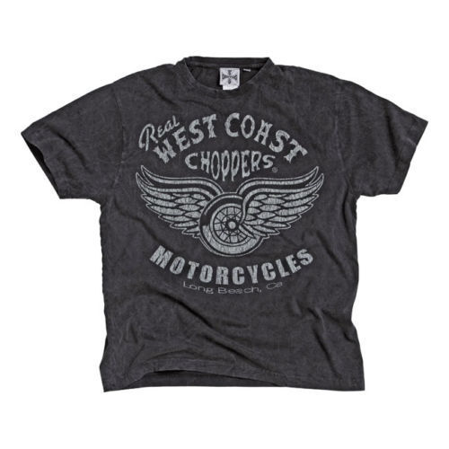 West Coast Choppers Original Cross TShirt Black/White Logo West Coast Choppers Original Cross TShirt Black/White Logo