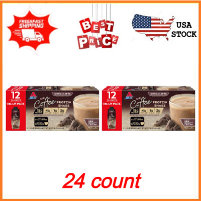 Atkins Mocha Latte Iced Coffee Protein Shake, Low Carb, Low Sugar, Keto Friendly