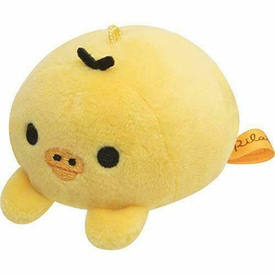 Rilakkuma Character Mix Nigichoko Plush Toy Kiiroitori