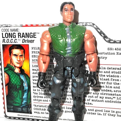 GI joe LONG RANGE 2005 Rocc r.o.c.c. driver complete dtc direct rolling command