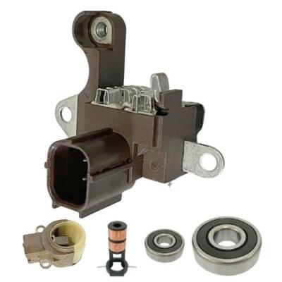 For New Alternator kit 6 Acura Honda Regulator Brush Holder Bearings Slip Ring