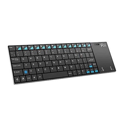 (Newest Version) K12+ Mini Wireless Keyboard with Touchpad Mouse, Stainless S...