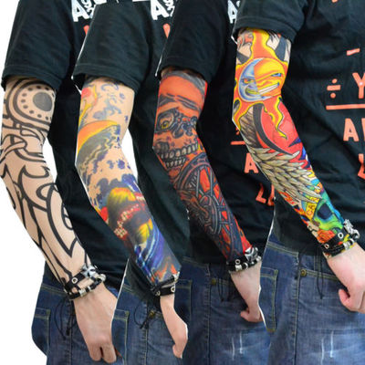 TATTOO SLEEVE WITH SPIDERS AND WEBS THEME-LOOKS AMAZINGLY REAL ON. NEW HOT ITEM
