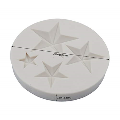 DIY 3D Cake Decorating Mold By TAISI, Stars Shaped Mould for Baking Pastry Molds