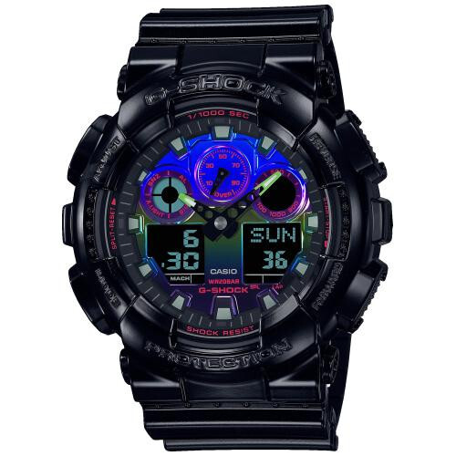CASIO G SHOCK GA-100RGB-1A RAINBOW LIMITED EDITION WR 200M