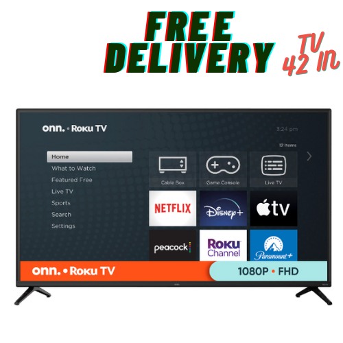 NEWTV. 42 inch Class FHD (1080P) LED Roku Smart TV