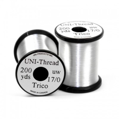 Fly Tying Thread, 2 Spools of Uni Trico Thread, 17/0 Very Fine for small flies