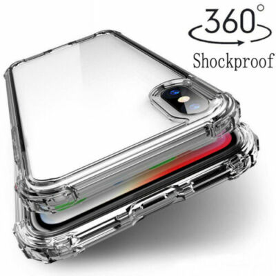 For Xiaomi Redmi k20 Note9 poco f3 x3 Shockproof Transparent Silicone Case Cover