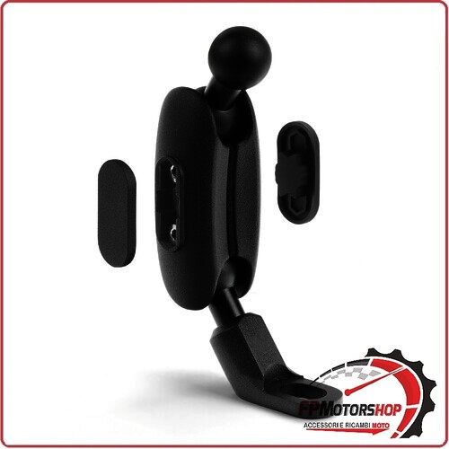 90563 TITAN STAFFA SUPPORTO BRACCIO SNODATO CON ATTACCO PER SPECCHIETTI MOTO