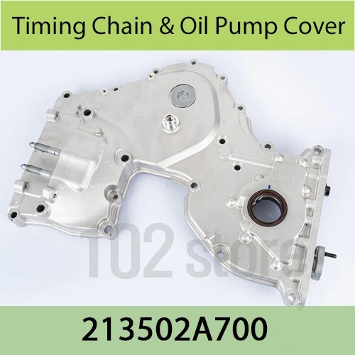 OEM 213502A700 Timing Chain & Oil Pump Cover for Hyundai