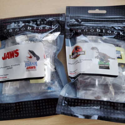 USJ exclusive   Nanoblock ~ JAWS & JURASSIC PARK