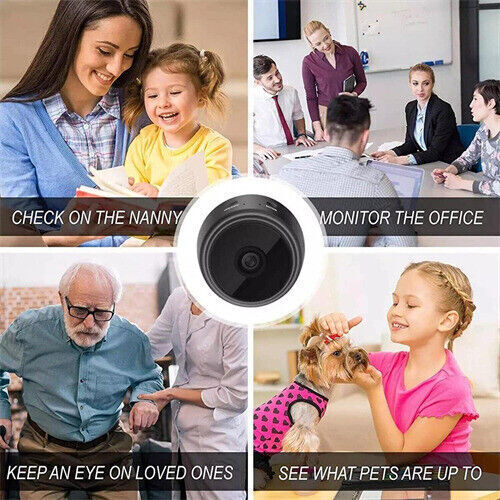 Mini Wireless Hidden Spy Camera Wifi IP Home Security 1080P HD Night Vision Cam - Image 176