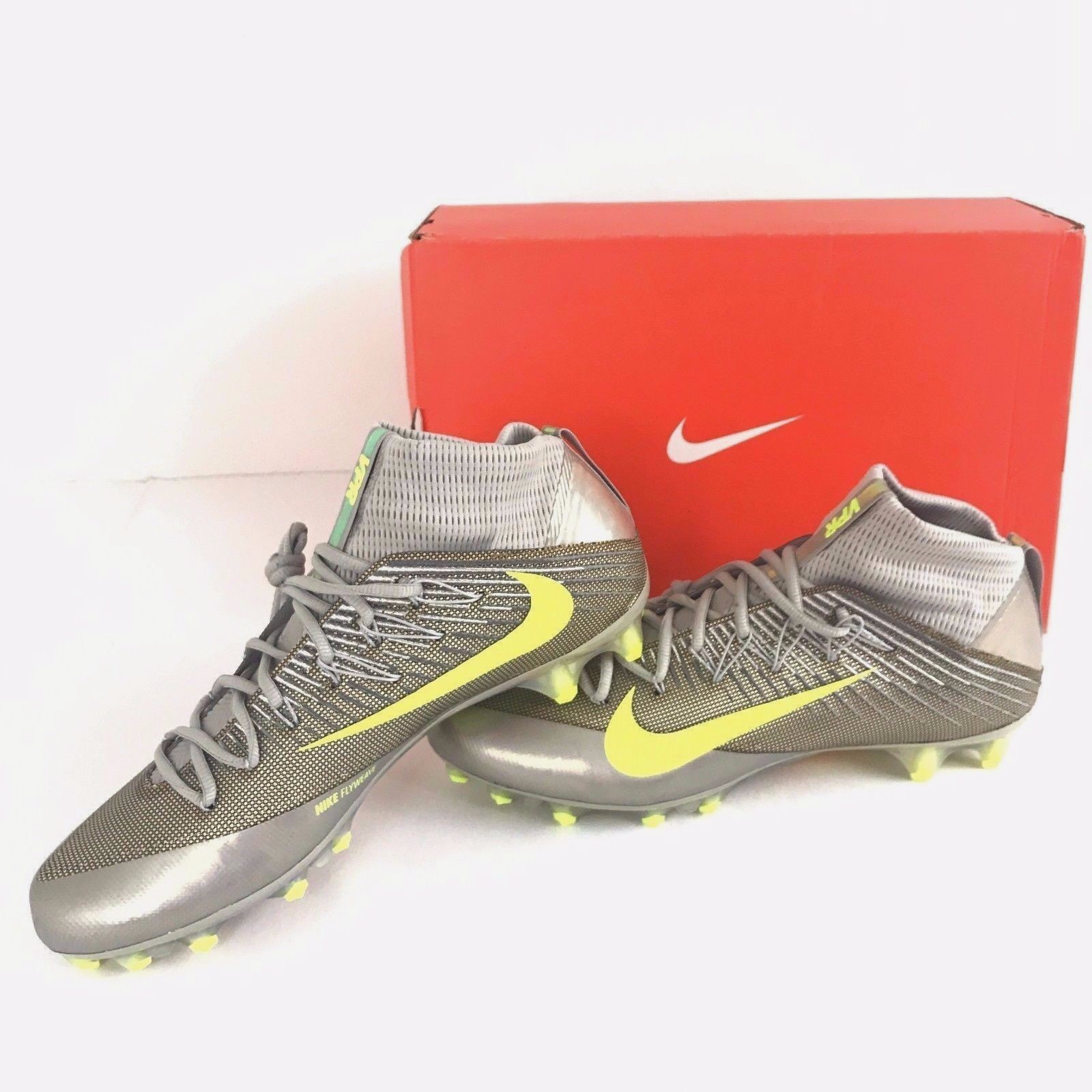 Nike Vapor Untouchable 2 Football Cleats Size 14 Mens Volt Silver 824470 010 New