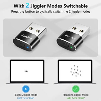 Mouse Jiggler Undetachable USB Mouse Mover with ON/OFF Switch Button