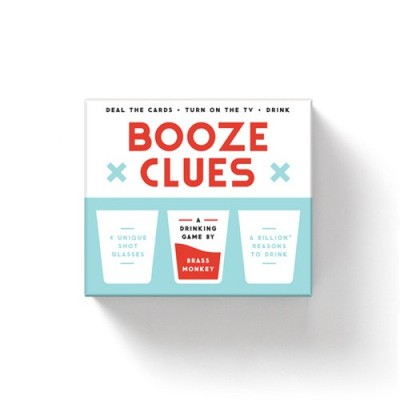 Booze Clues Drinking Game Set by Brass Monkey [Gift/Card] NEUF