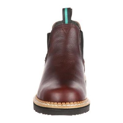 Pre-owned Georgia Boot Men's Georgia Giant High Romeo Soft Toe Work Boot Soggy Brown - Gr5