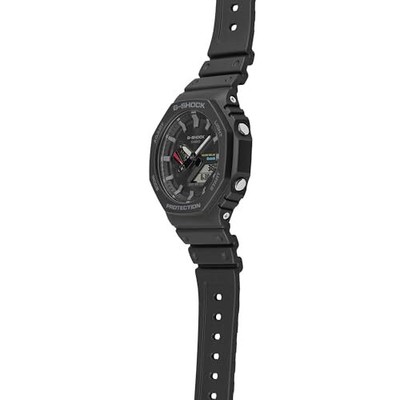 Pre-owned Casio G-shock Men Black Dial Analog-digital Ga-b2100-1adr (g1241)