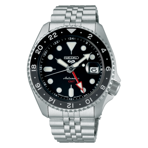 Pre-owned Seiko 5 Sports Skx Sports Style Gmt Sbsc001 Men's Watch Automatic Made In Japan