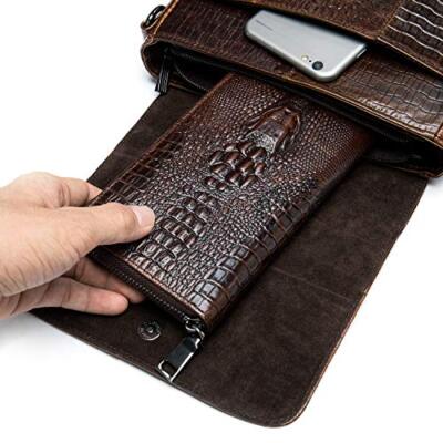  Leather Flap Messenger Bag for Men Small Crossbody Shoulder Bag,Novelty 