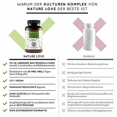 NATURE LOVE Probiona Komplex - 20 Bakterienstämme