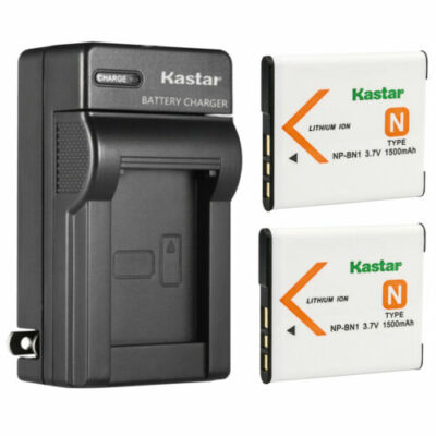 Kastar Battery Wall Charger for Sony NP-BN1 BC-CSN & Sony Cyber-shot DSC-W330