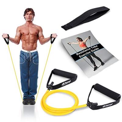 For Men Workout Bands Fitness Exercise Work Out Tube Bands