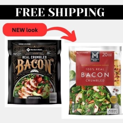 Member's Mark Real Crumbled Bacon (20 Oz) 2 PK