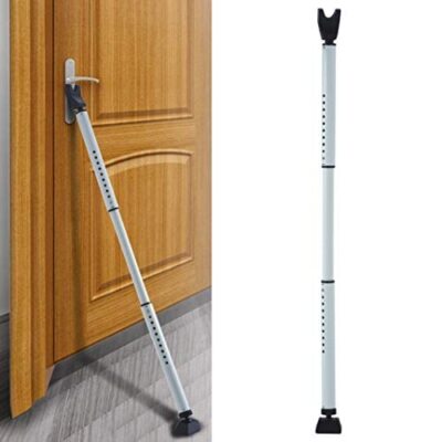 Door Security Bar Lock Entry Barricade Reinforcement Burglar Safety Lock Stopper