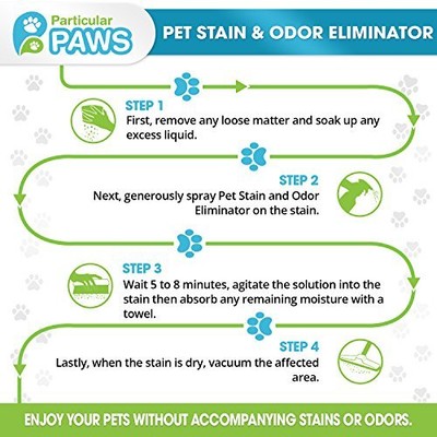 SALE Pet Stain And Odor Remover - Professional Strength Triple Action Enzyme Dog