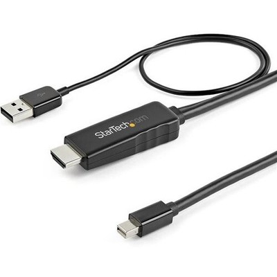 StarTech 6.6ft. 4K HDMI to Mini DisplayPort Adapter Cable HD2MDPMM2M
