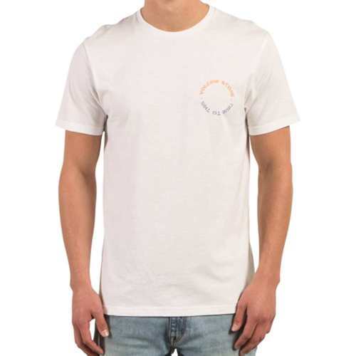 Volcom Tee - Urban Fashion Diamond Pyramid Volcom Logo Blue & White T Shirt Med