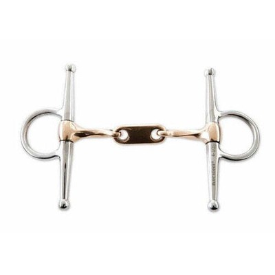 Korsteel Stainless Steel Twisted Copper Mouth Dr Bristol Full Cheek Bit