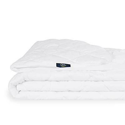 SERTA Power Clean Quilted Soft Waterproof Mattress Pad Protector with 15" Deep