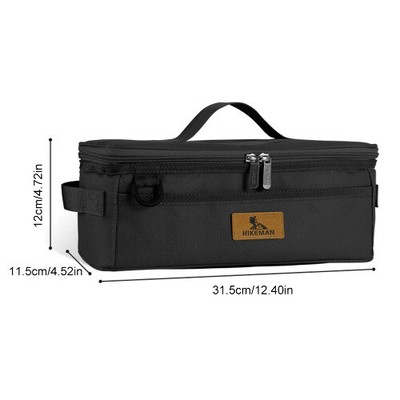 Camping Bag Cooking Organizers Pouch Large Capacity Tableware Handbag Portable