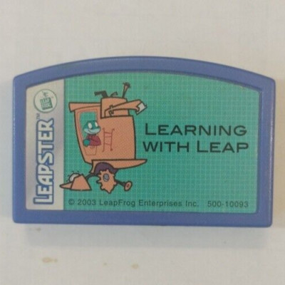 LeapFrog Leapster Learning with Leap Game Cartridge ONLY - Works Great!