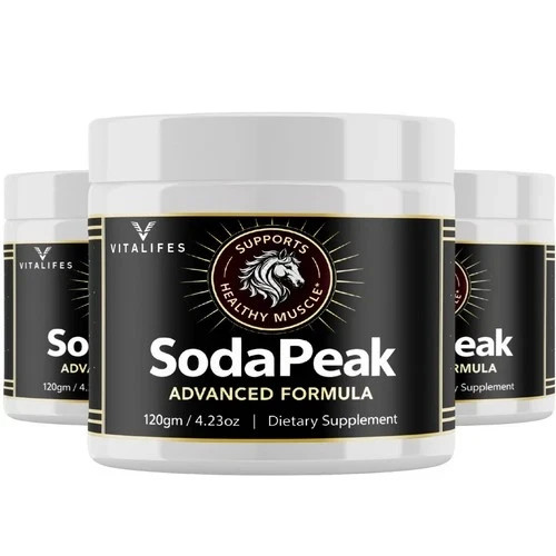 SodaPeak POWDER, Advanced Formula for Men, Male Nutrition Support - 3 Pack