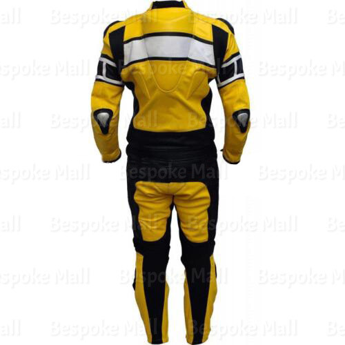 Pre-owned Handmade Men's Motorcycle Cowhide Leather Two Piece Suit Speed Hump Safety Pads-566 In Multicolor