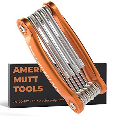 AMERICAN MUTT TOOLS Tamper Proof Torx Set   Security Torx Set Star Tool with ...