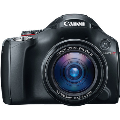 MINT Canon PowerShot SX40 HS 12.1MP Digital Camera Black w/35x Wide-Angle