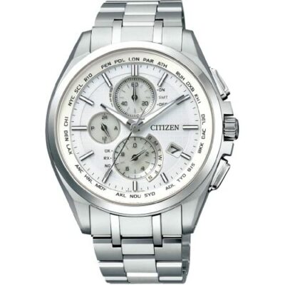 Pre-owned Citizen Attesa Eco-drive Radio Clock Direct Flight At8040-57a