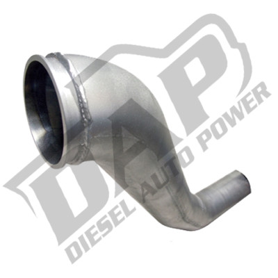 DAP Down pipe With HX40 Flange - 89-93 Dodge 5.9L Cummins 12 Valve 4X2