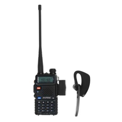 WIRELESS BLUETOOTH WALKIE TALKIE HEADSET MICROPHONES EARPIECE PTT TWO WAY RADIOS