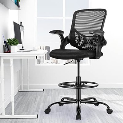 , Home Office Chair Desk Chairs With Wheels, Tall